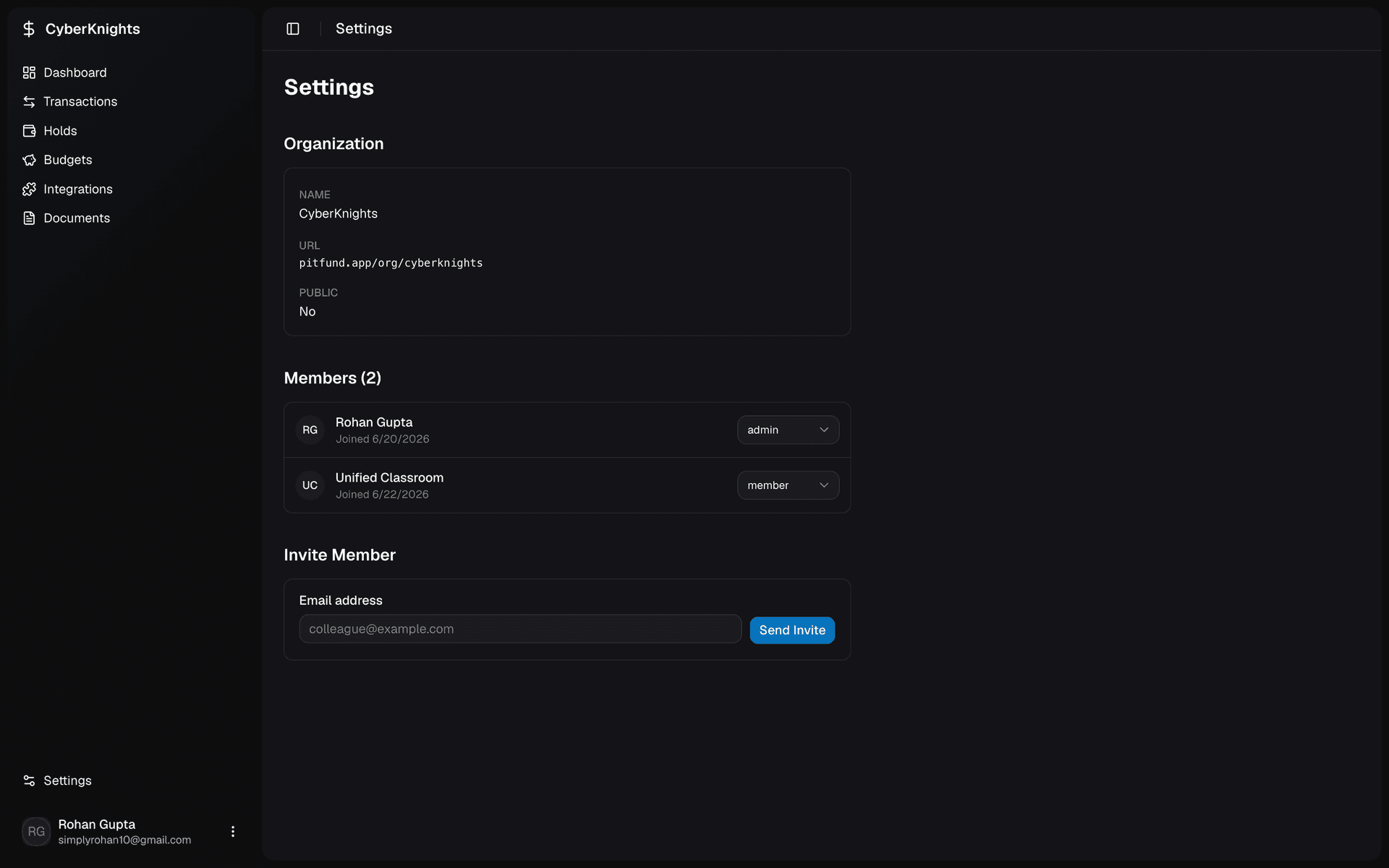 PitFund screenshot 1